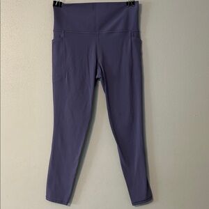 Athleta Lavender Salutation Stash Tight Leggings